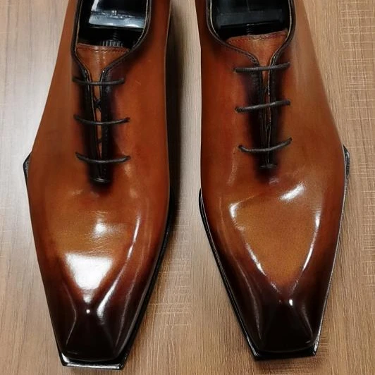 

Stylish Business Dress Shoes Men Leather Goodyear Italian Shoes Luxury Handmade Men's Dress Shoes & Oxford