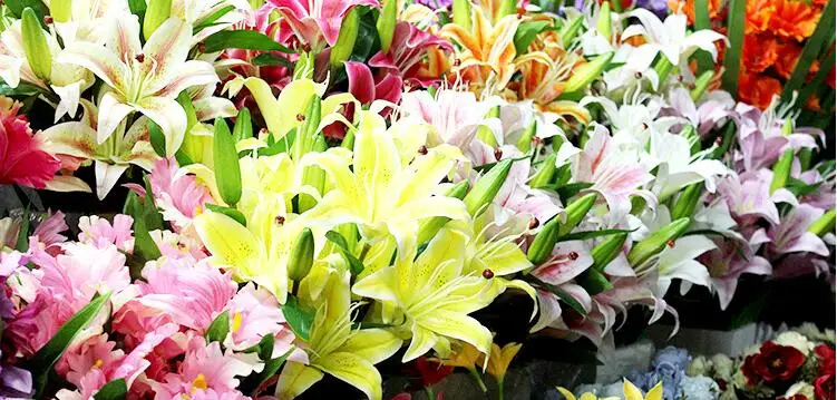 Artificial Milanese Plastic Flowers Living Room Bedroom Furnished 