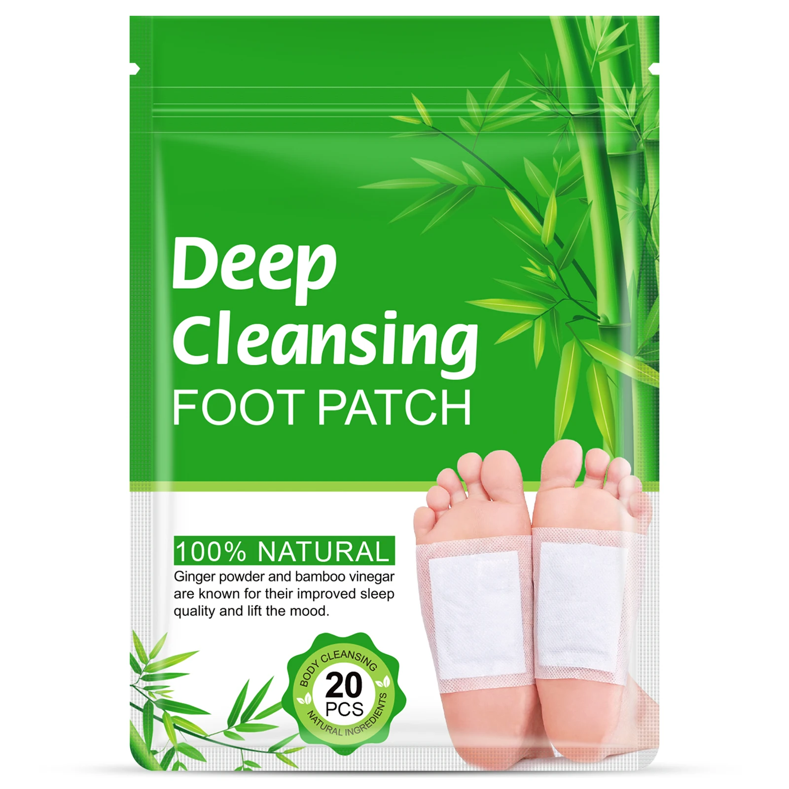 

Wholesale ALIVER 20Pcs Detox Foot Skin Care Pads Natural Herbal Bamboo Vinegar Deep Cleansing Foot Patch