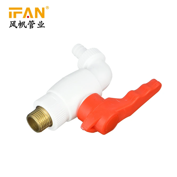 

IFAN Manufacturer Supply 1/2 3/4 Long Handle Plastic Faucet PVC PPR Male Thread Plastic Taps