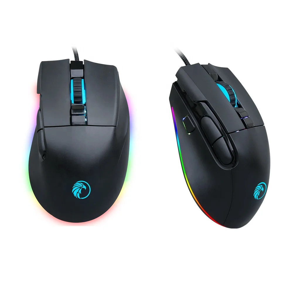 

Fast Shipping Wired Gaming Mice Ergonomic Office 7200 DPI USB RGB Backlit MMO Computer Macro Programmable Game Mouse for Gamers