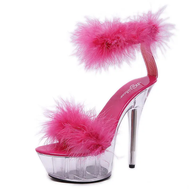 

Wholesale Model Stripper High Heels Pumps Shoes 15cm Sexy Women Pole Dancing Platform Shoes, Black,pink,white,red,rose