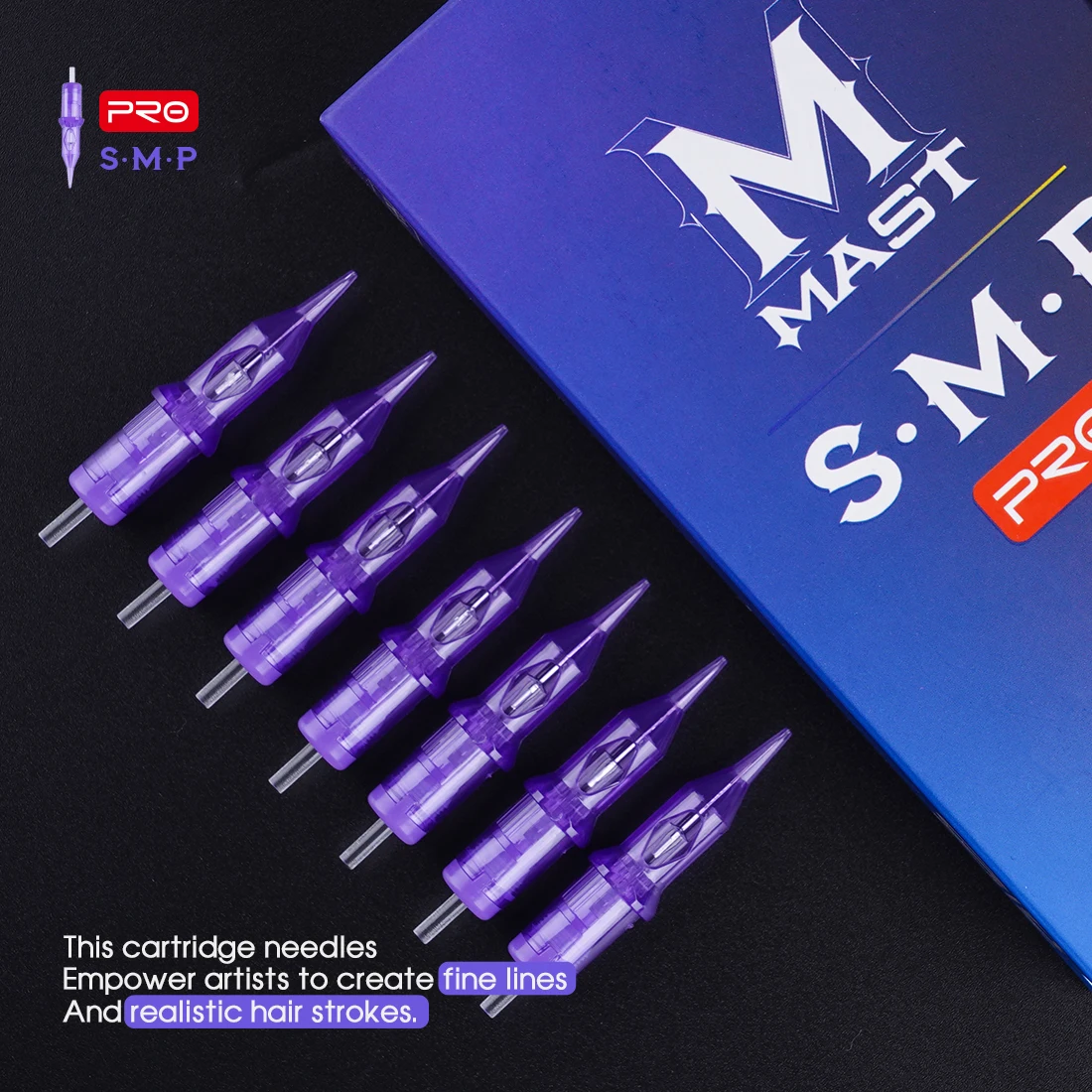 

Wholesale Professional Mast Pro SMP Tattoo Cartridge Needles Round Liner, Purple