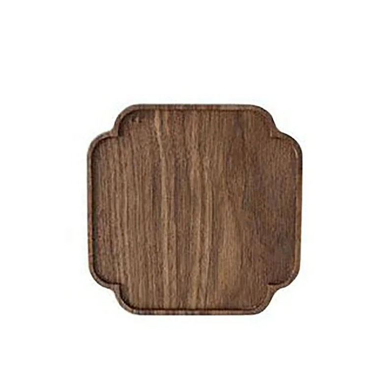

CSL factory Wholesale ECO-FRIENDLY Crafting Wooden Gift Tray Wood Tray Restaurant Breakfast Dessert Serving Tray, Natural color