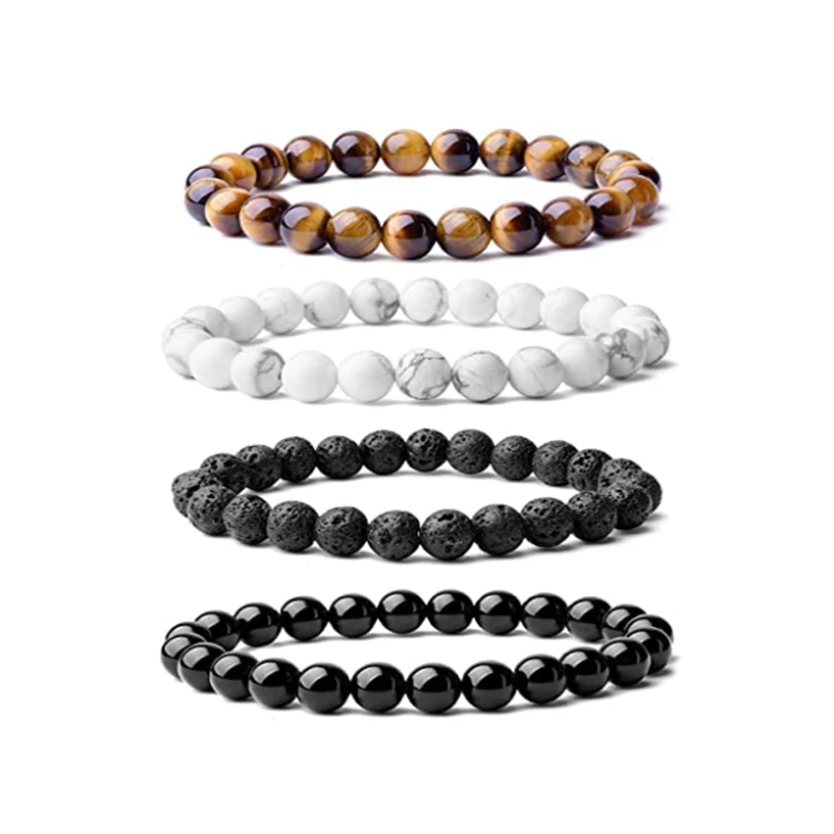 

High Quality New Arrival Bracelet Gemstones Healing Beaded Unisex Bracelet, Color