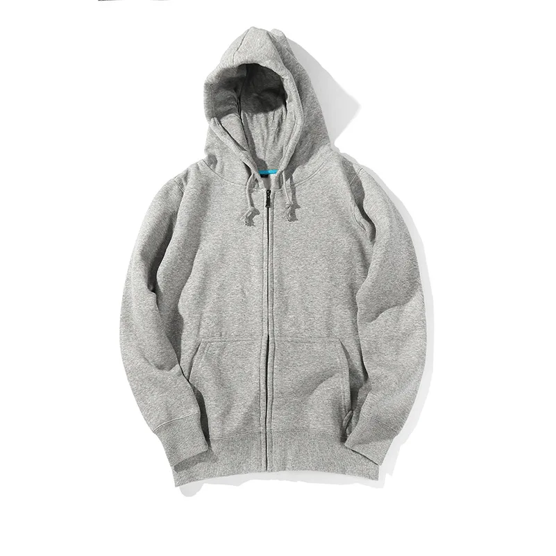 

customize clothing custom logo cotton hoddies blank hoods oversize Plus Size plain men full zip up men's hoodies & Sweatshirts