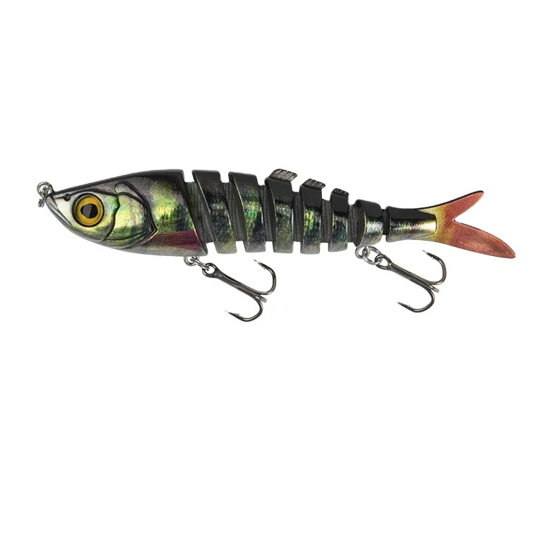 

1502 Sinking Wobblers Fishing Lures Jointed Crankbait Swimbait 8 Segment Hard Artificial Bait For Fishing Tackle Lure, 6 colors