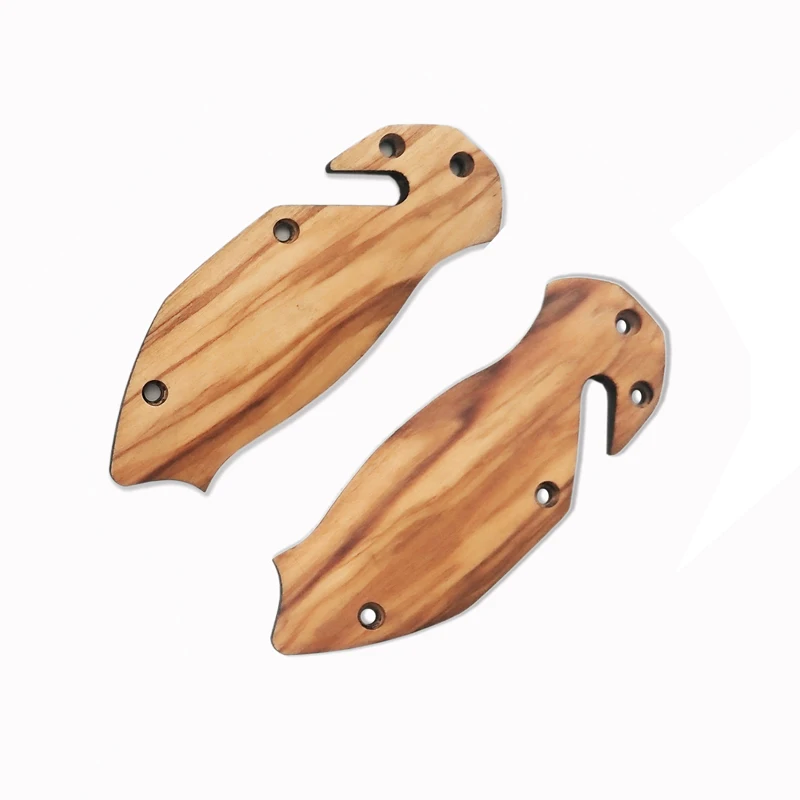 

X50 custom logo handmade knife handle accessories olive wood pieces for sale