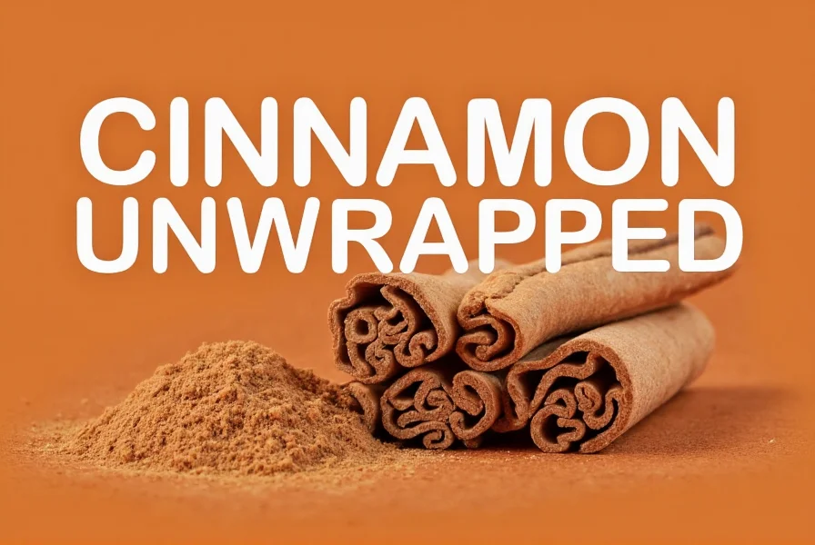 Close-up of ground cinnamon powder