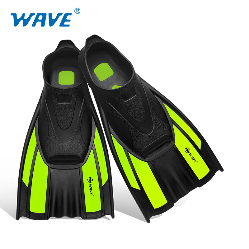 

Colorful TPR Full Pocket PP Short Blade Swimming Training Fins Scuba Snorkeling Flippers, Customized