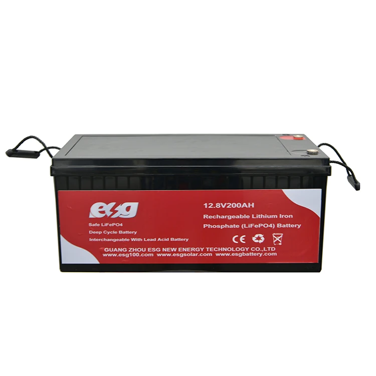 For High Capacity LiFePO4 car use Lithium ion 12.8V200Ah ups rechargeable Battery