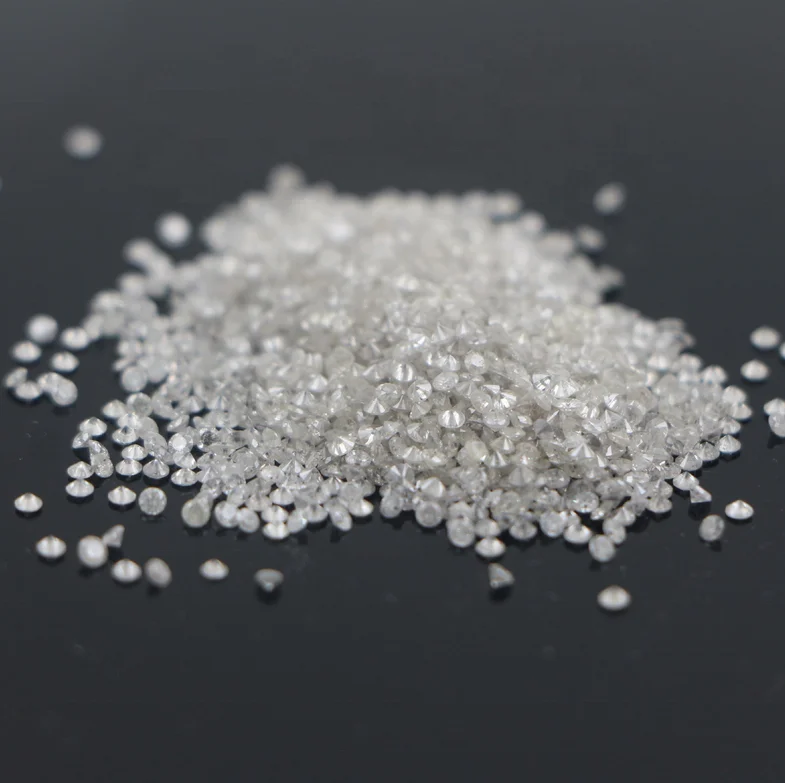 

White Color Natural 0.90 TO 3.00 MM VS Purity Diamond Loose Melee Round Cut Polished Diamonds From Manufacturer