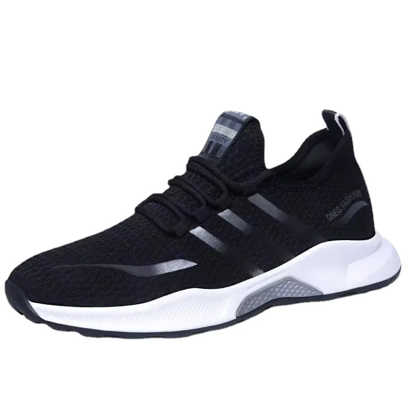 

Flying Woven Breathable Sport Running Socks Shoes for Men, 2 colors