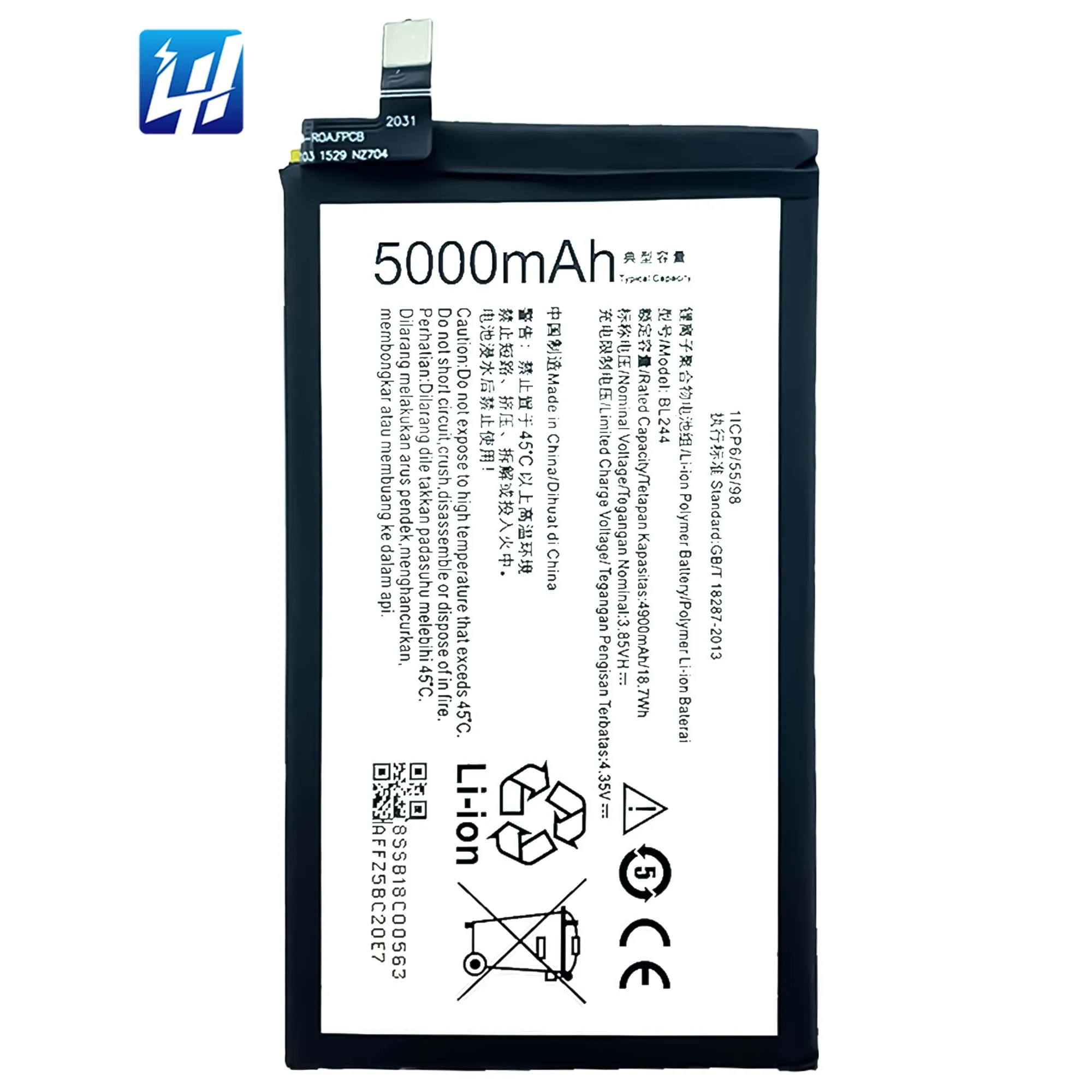 

Vibe P1 BL244 Rechargeable Li-Polymer Battery For Lenovo Vibe P1 Turbo Vibe P1 Pro