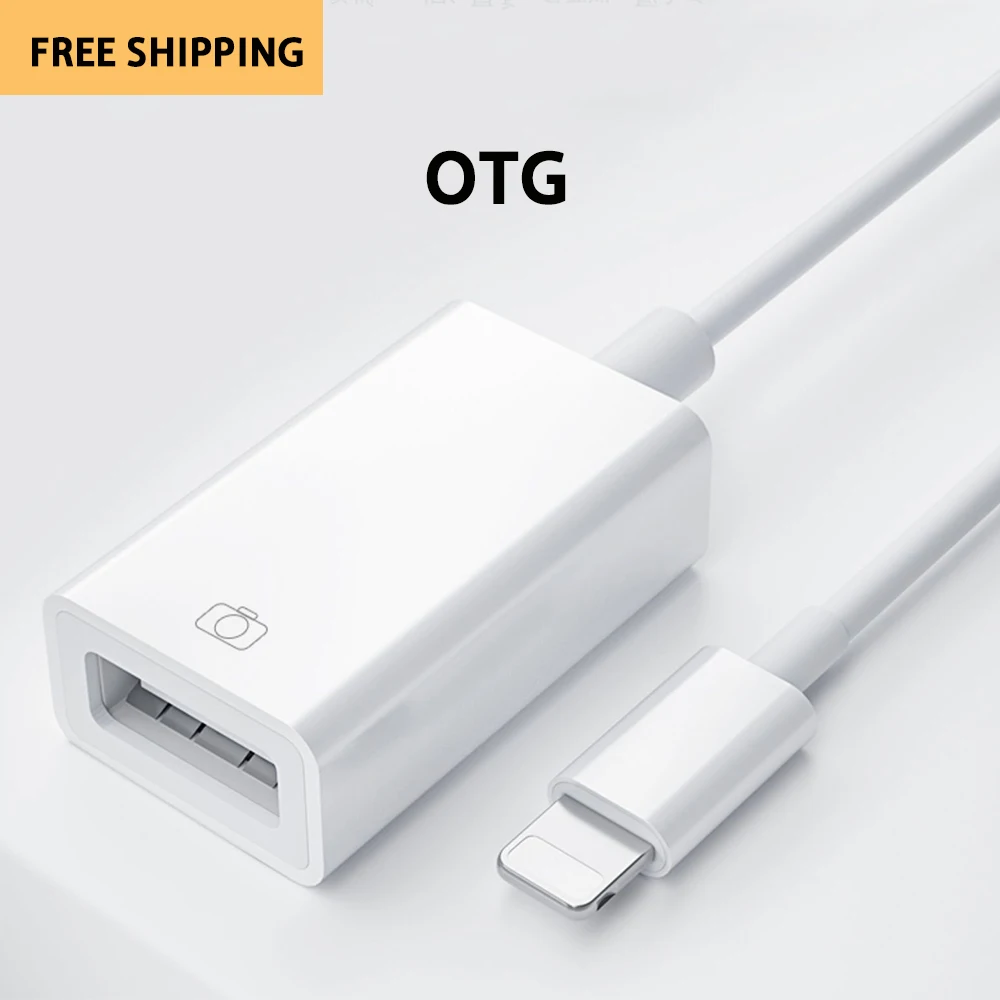 Env&iacute;o Gratis OTG adaptador de Cable USB a la c&aacute;mara para lightning convertidor MIDI teclado para iphone 7 8 ios 13/ pid - ANKUX Tech Co., Ltd