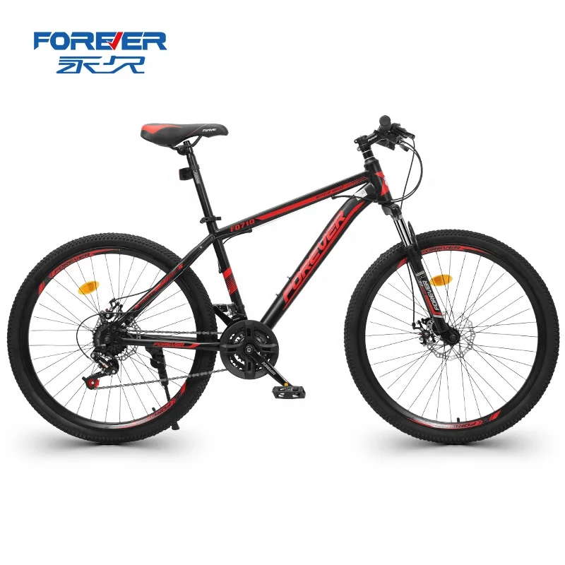 

FOREVER Factory direct mountain bike 24/26 inch high carbon steel Frame 21speed Shock absorbing Mountain Bike for Men