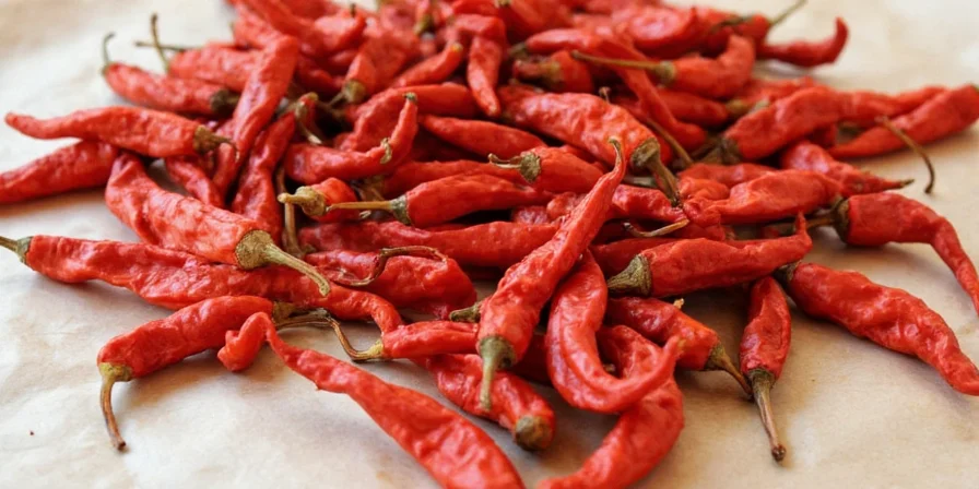 Making Chili Oil from Dried Peppers
