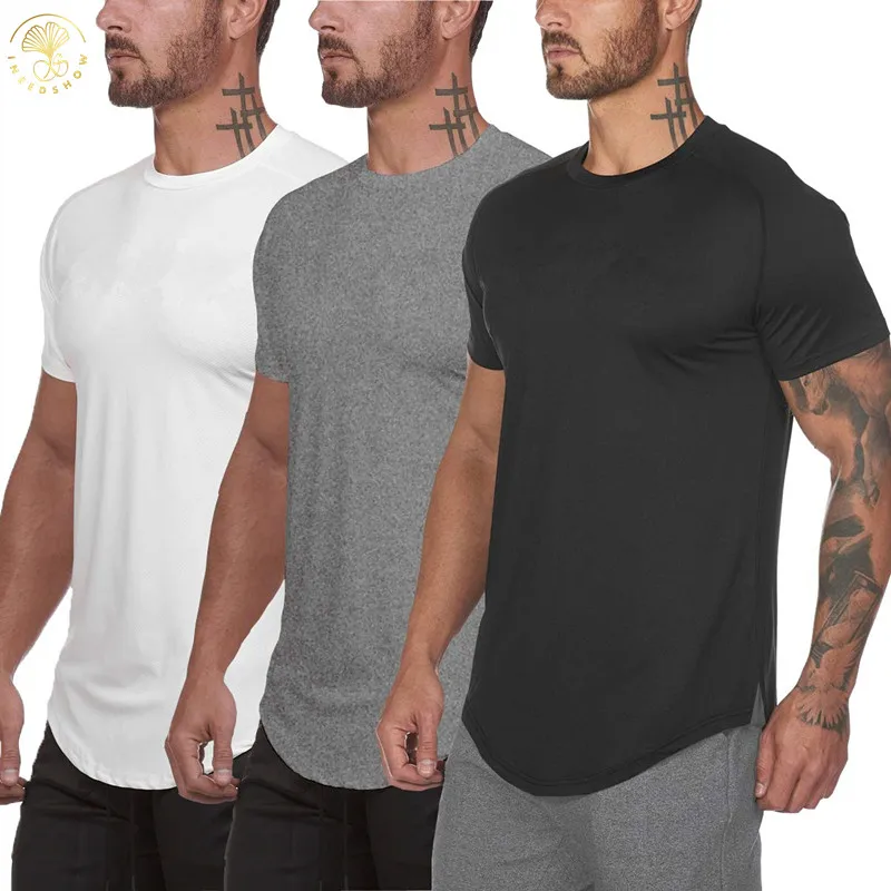 Factory OEM ODM Wholesale High Quality Fitness T Shirt Men Compression Clothing Workout Sports Gym Clothing for Men