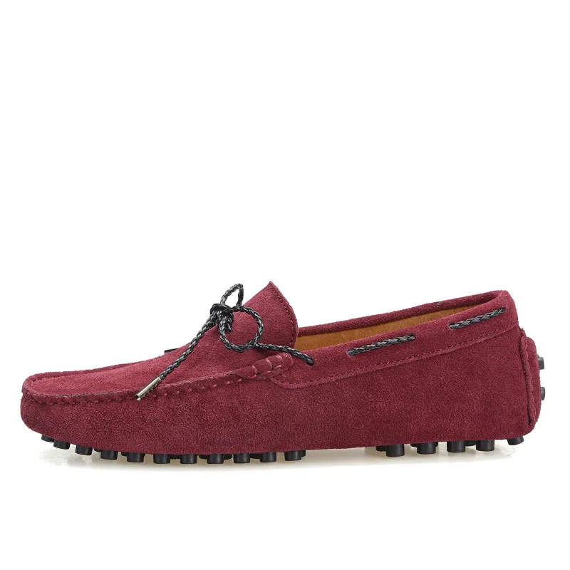 

High quality Slip on Winter OEM Cow Suede Leather Slip on Winter Driving Men's Casual Shoes