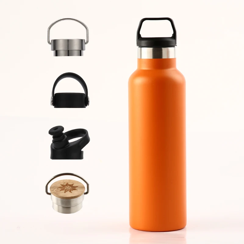 

Insulated steel thermo flask 500ml / 750ml BPA free big mouth vacuum water bottle leak proof lid travel water bottle vacuum, Customized color