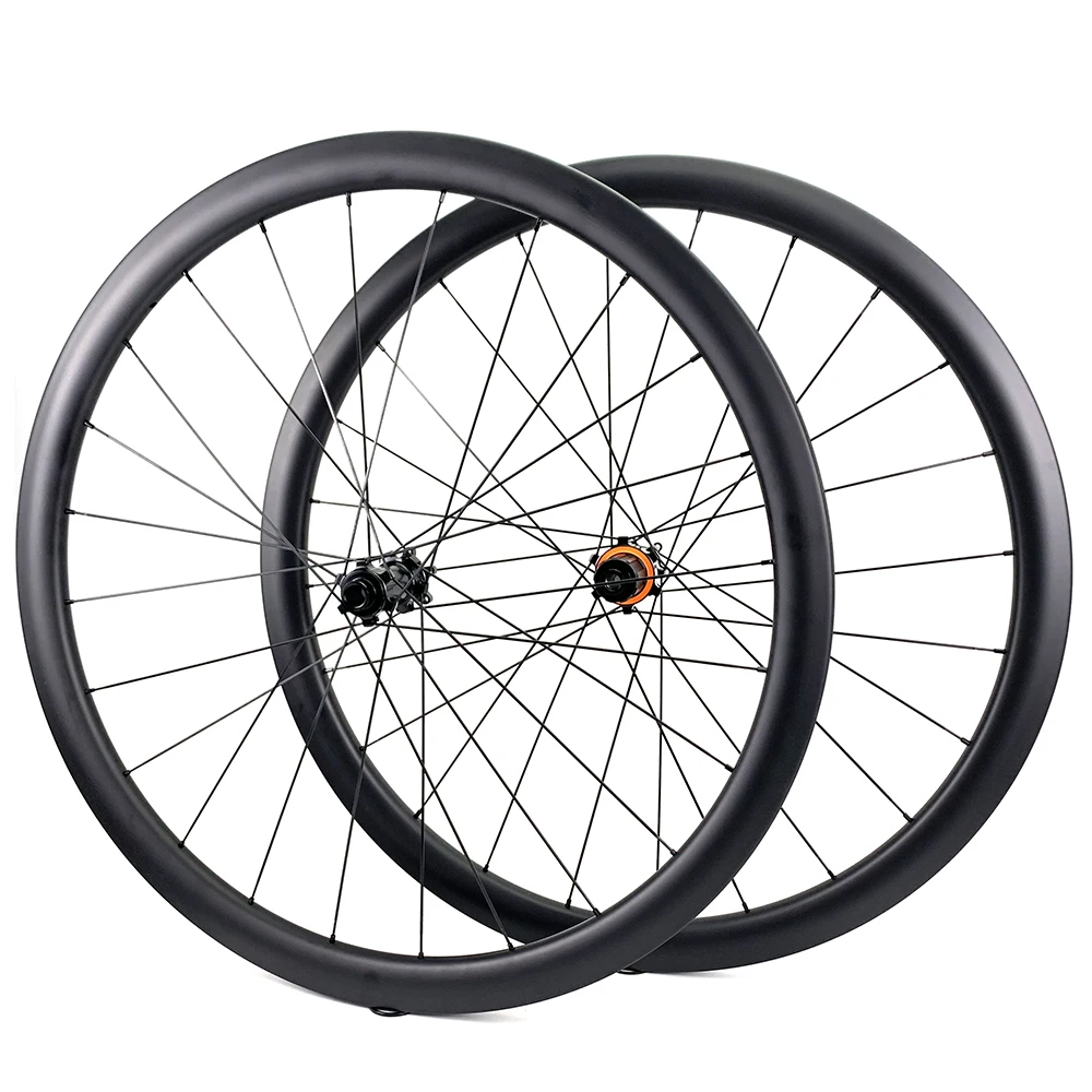 

factory carbon fiber disc brake road wheel set 50 carbon cutter wheel set 700C 25 /27 wide Clincher Tubular Tubeless bicycle fa, Customer's request