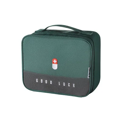 

Portable medical travel first aid kit household outdoor emergency children's medicine box storage health bag