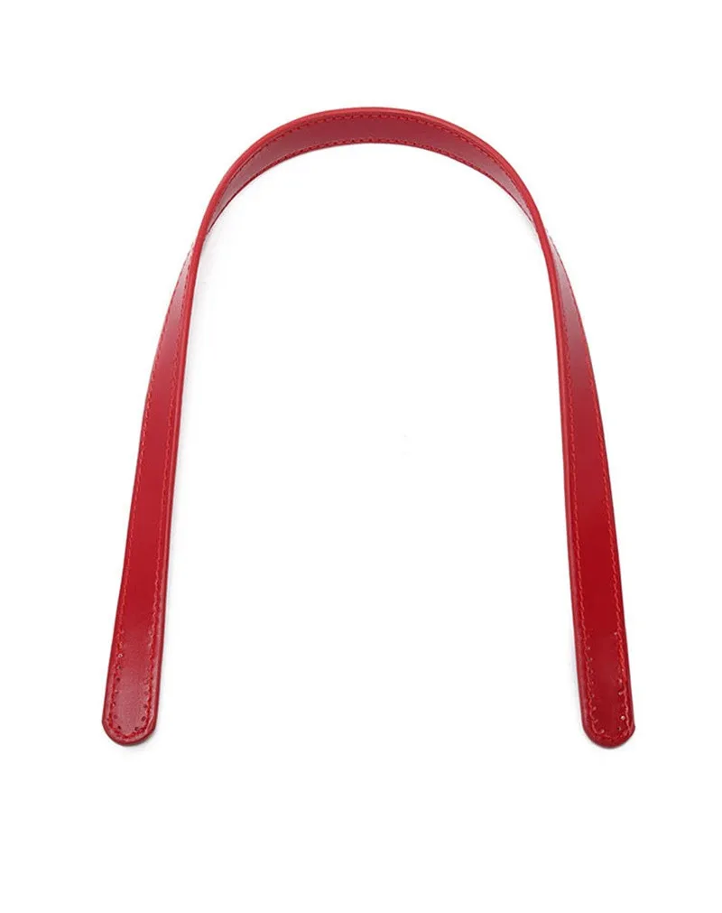 

Long PU leather handle for lady handbag shoulder strap, Black, red, blue,ect
