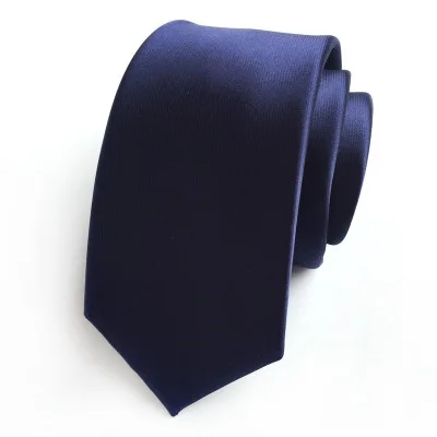 
High quality polyester silk business trend solid color tie 