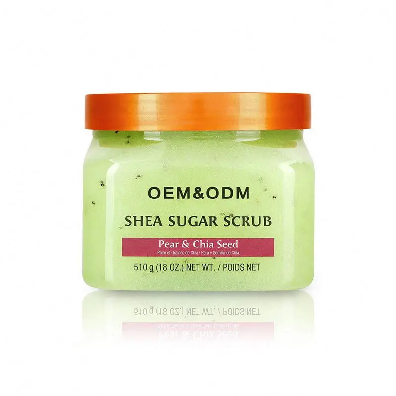 

Wholesale Exfoliator Smoothing Whitening 100% natural Organic Korean Face and High Quality Body Scrub, As shown