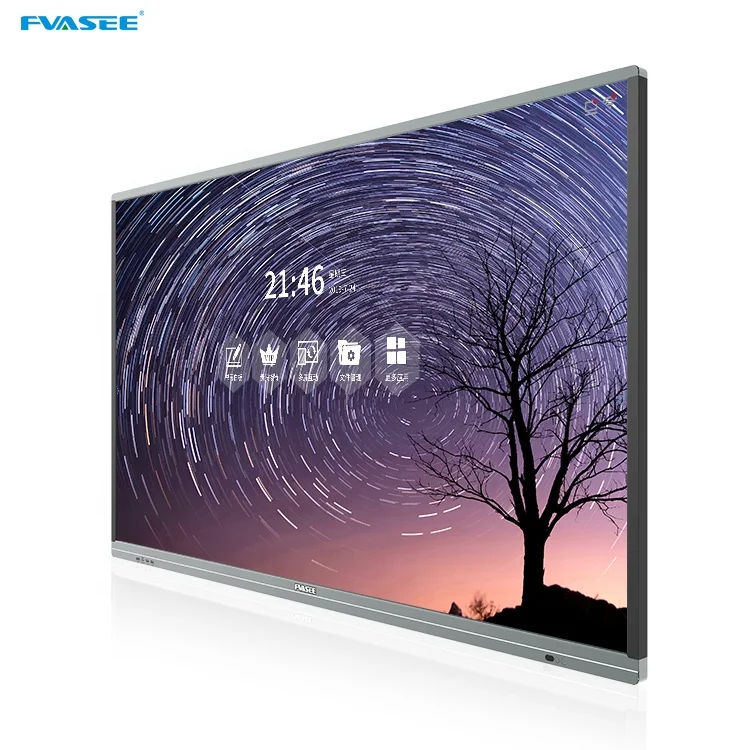 

75" Interactive Board Touch Screen Conference Display Built-in Android