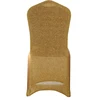 Gold Dinner Wedding With Spandex Elastic Shinning Chair Back Pinewool Chair Covers