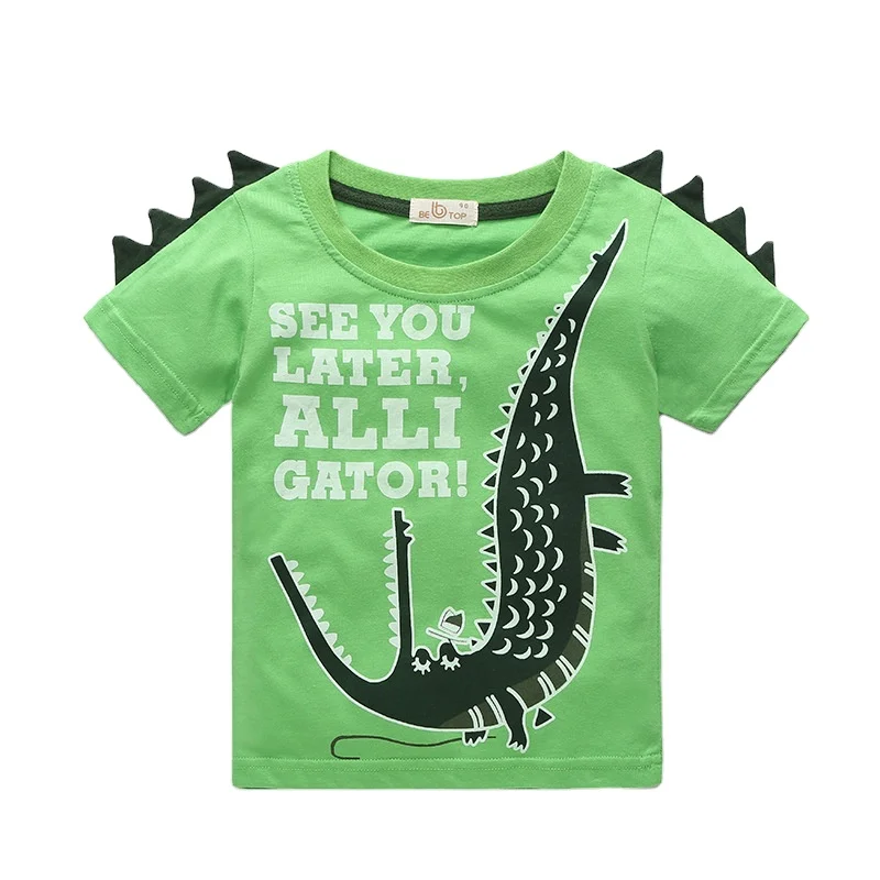 

Kids Boys T-shirt Design Baby Cotton Tops Summer Clothing Toddler T-shirt Cute Children Play Clothes
