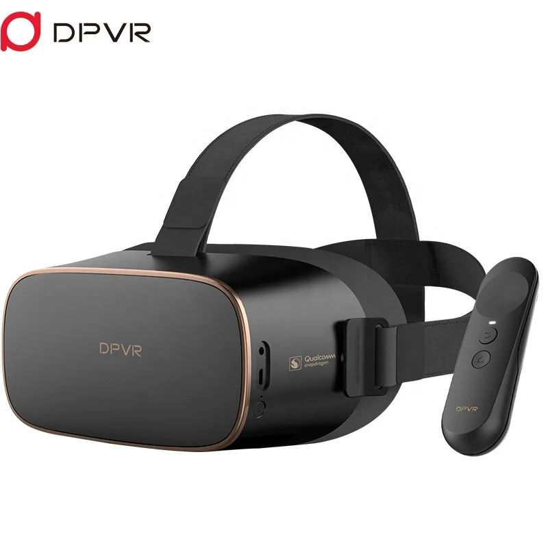

New Arrival Deepoon DPVR P1 Pro All In One 3D Virtual Reality Helmets PC VR Headset With 4K High Precision, Black