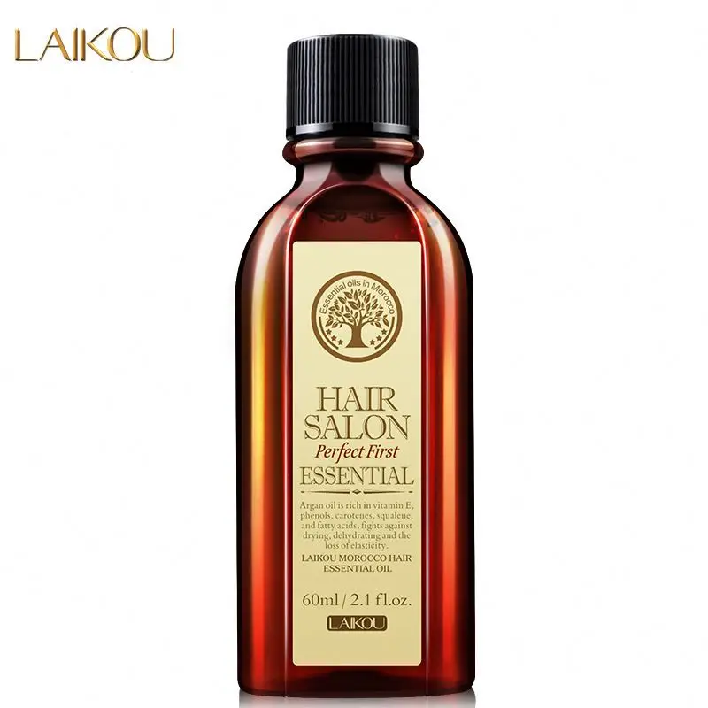 

LAIKOU morocco Pure Argan Oil Hair Care Essential Oil For Dry Hair Types damaged hair repair treatment