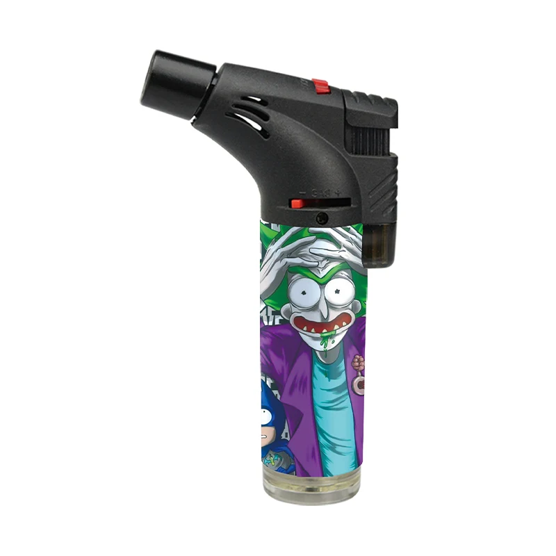 

Hot sell Rick designs custom low MOQ torch lighter, Mixed colors