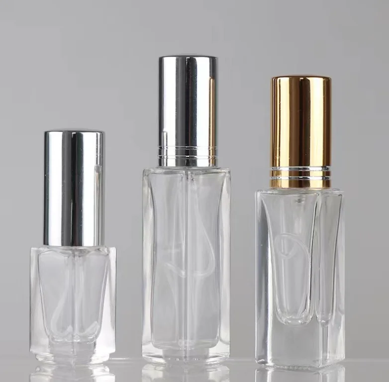 

Wholesale 5ml 10ml 15ml transparent perfume bottle for cosmetics glass bottle