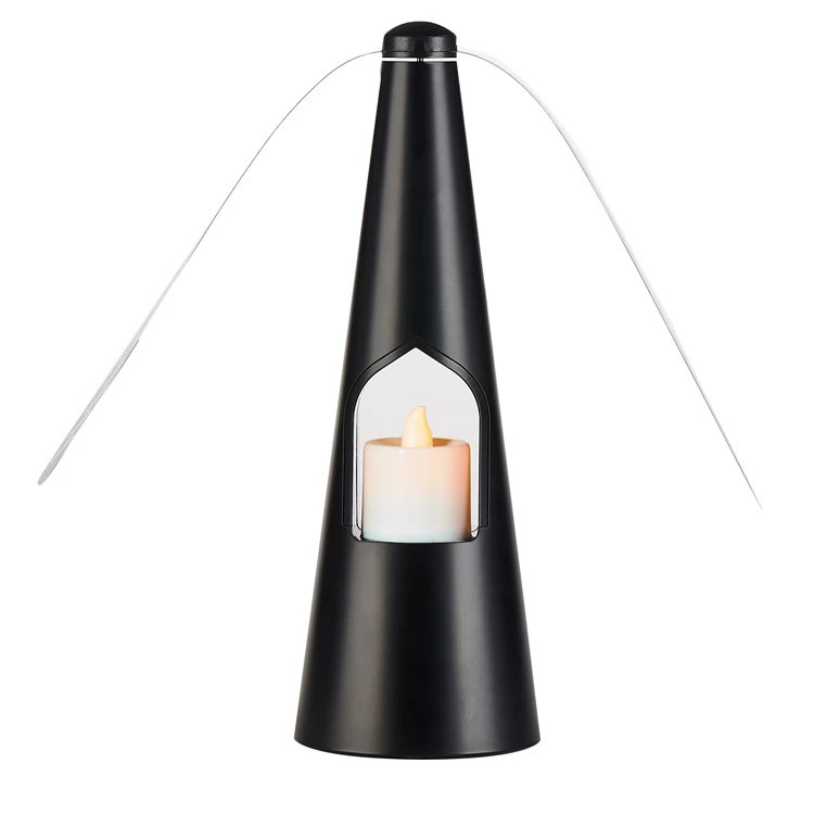 

Portable Table Meal USB Charging Battery Powered Mosquito Repellent Fly Repellent Fan, White, black