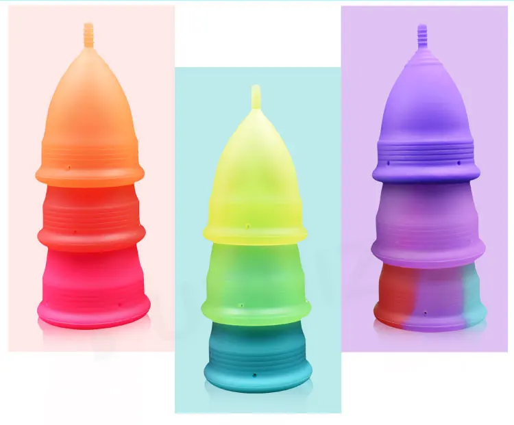 

Lady Period copa menstrual cup ISO13485 100% medical silicone menstruation cup