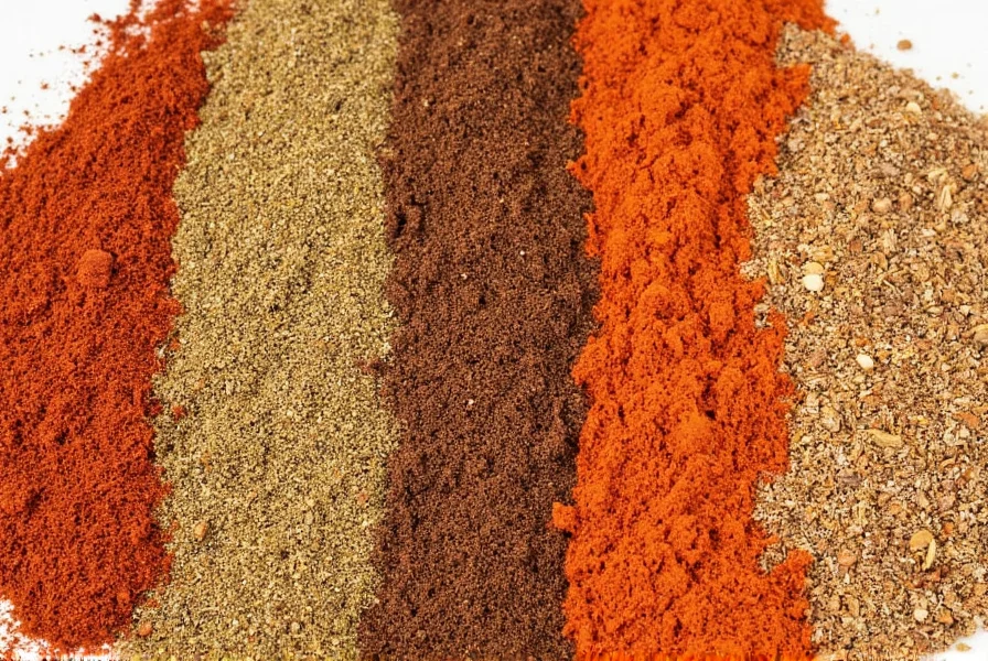 Collection of African spices
