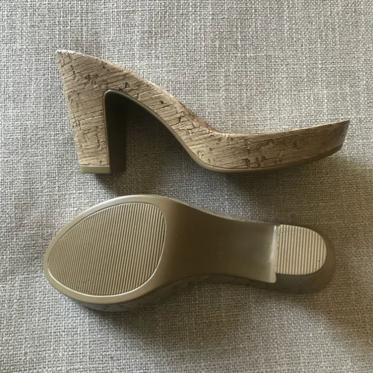 
pu wedge sole for lady sandals 