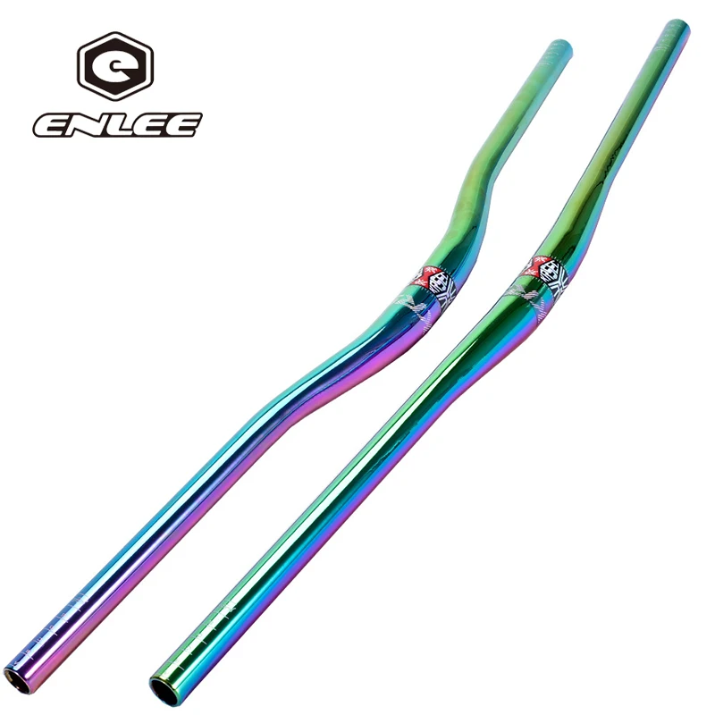 

Enlee MTB Bicycle Colorful Handlebar 31.8mm*800mm AM XC DH downhill Racing Rainbow Bike Handlebar