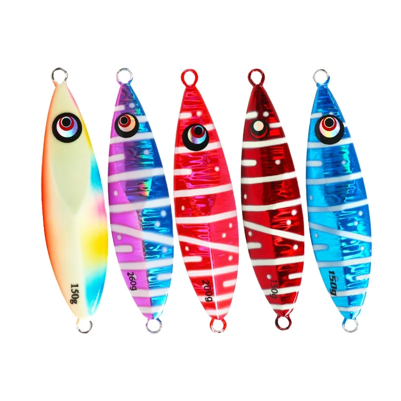 

Jetshark 150g 200g 260g 5 Colors Luminous UV Slow Sink Bait Jigging Lure