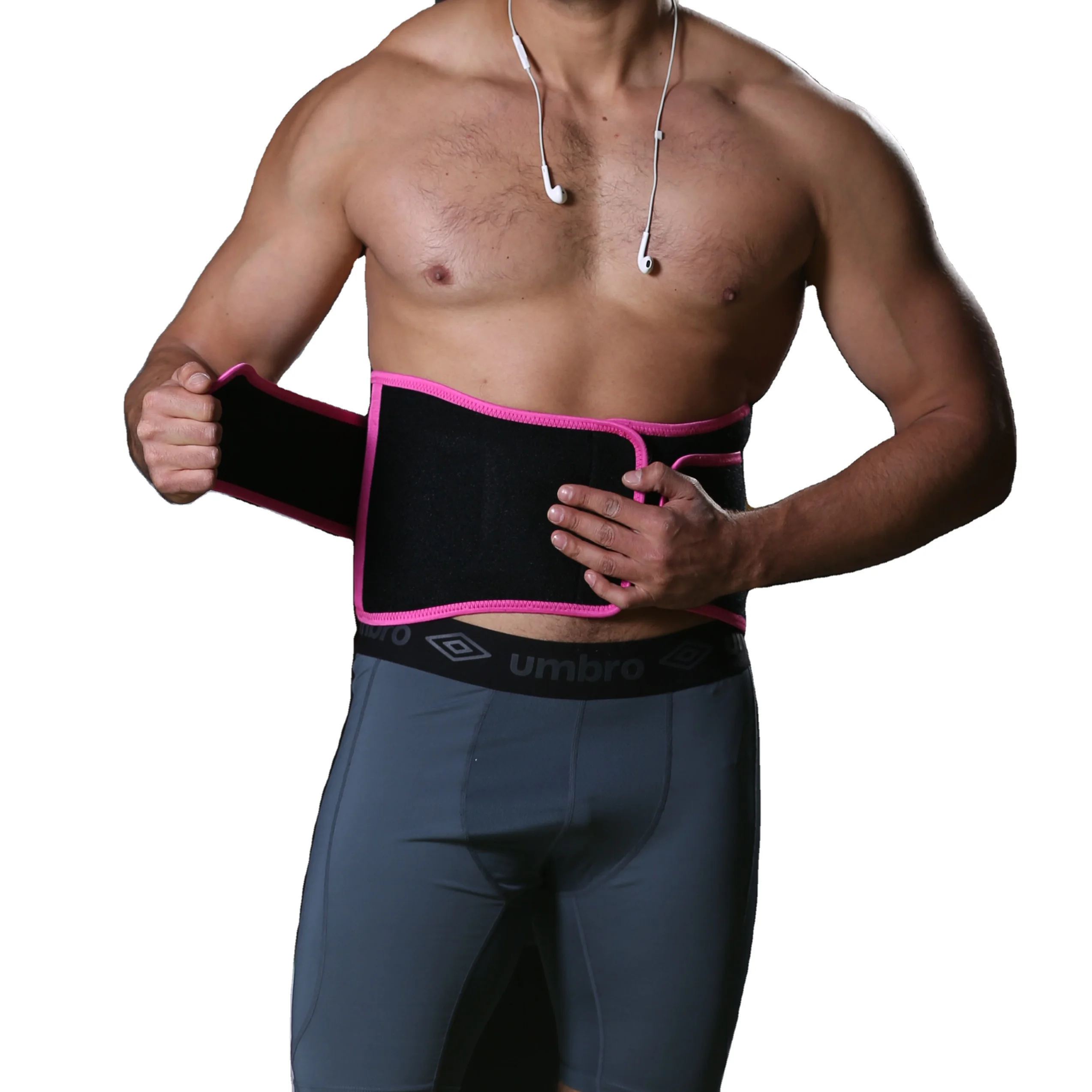 

Hot Selling Adjustable Waist Lumbar Support Back Brace Lower Back Belt Straps Relief Waist Belt Wrap, Black or customized color