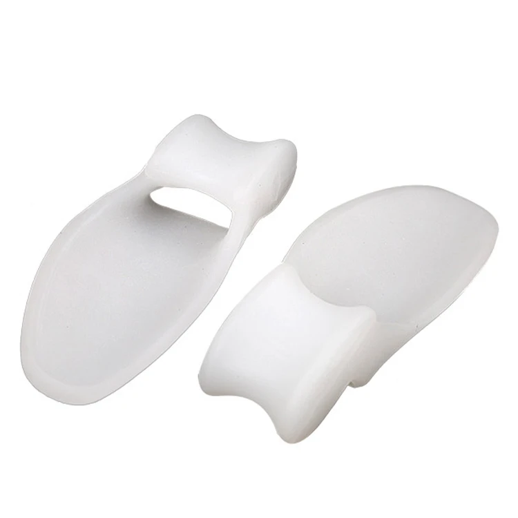 

New In 2021/2020 Foot Shape Protects Hallux Valgus Gel Toe Separator Bunion Corrector, Complexion/white