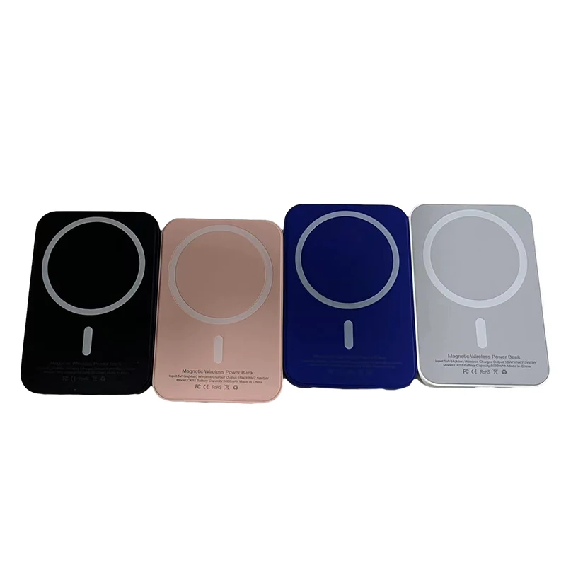 

Battery pack mini power bank 5000mAh Fast Charging wireless charger Strong Magnetic Power Bank 5000mah