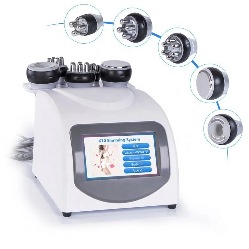 

Newest 5-in-1 Ultrasonic Liposuction Cavitation RF Slimming Machine For Sale With CE For Weight loss Fat Burning Skin Tightening, White
