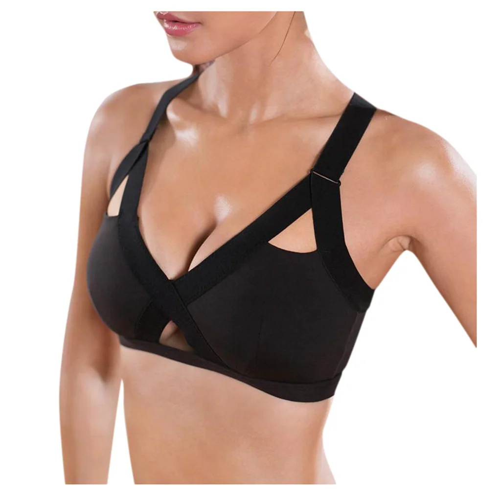 

New Style Hot Women Sports Bras Seamless Fitness Solid Padded Sport Yoga Bra Stretch Workout Vest