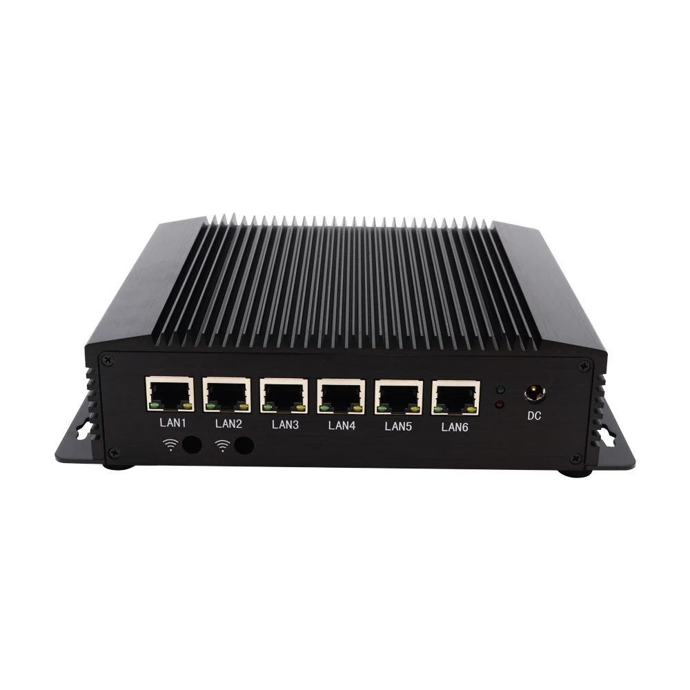 

Newest fanless DDR4 6 Lan port core i5-8265U industrial pfsense mini computer support AWAL RTC WOL PXE industrial pc