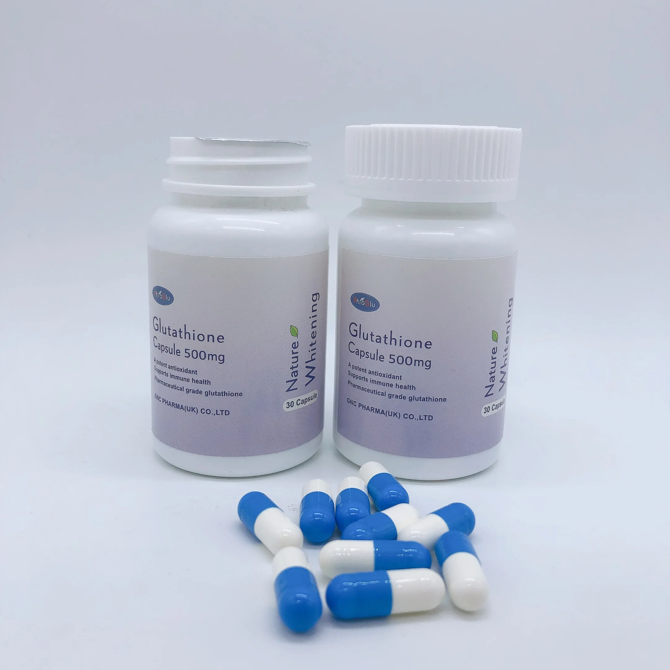 
New products 500mg glutathion capsule skin whitening capsule glutathion and collagen capsules 