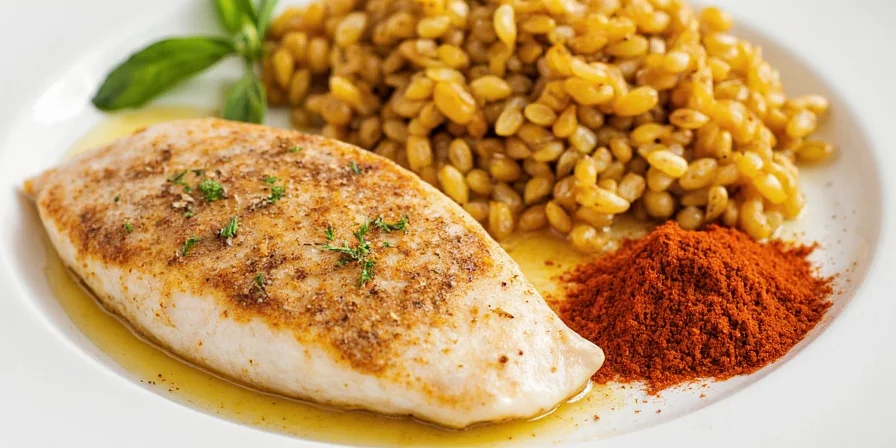 Spiced Tilapia on Plate